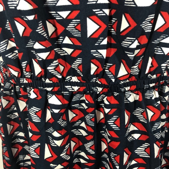 Blend She She Dares red & navy dress size small - Picture 4 of 10